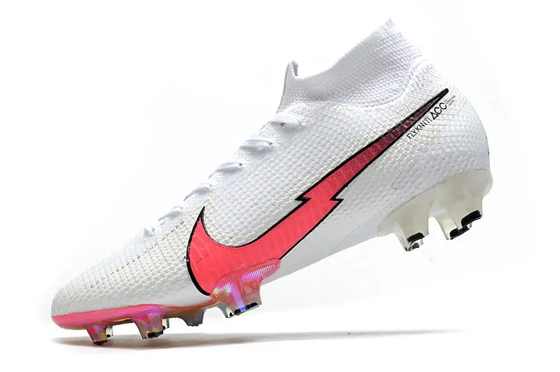 Nike Mercurial Superfly 7 Elite Fg - White/Flash Crimson/Platinum Tint