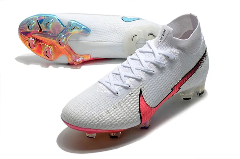 Nike Mercurial Superfly 7 Elite Fg - White/Flash Crimson/Platinum Tint