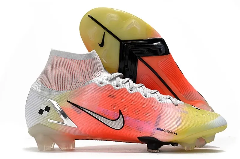 Nike Mercurial Superfly 8 'Dream Speed 4' FG - White / Red / Yellow