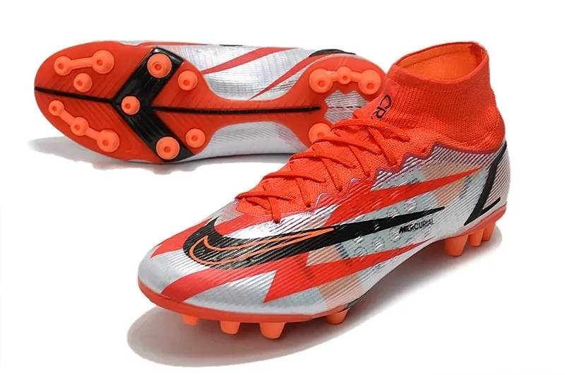 Nike Mercurial Superfly 8 Elite AG-Pro CR7 Spark Positivity - Chile Red/Black/Ghost/Total Orange