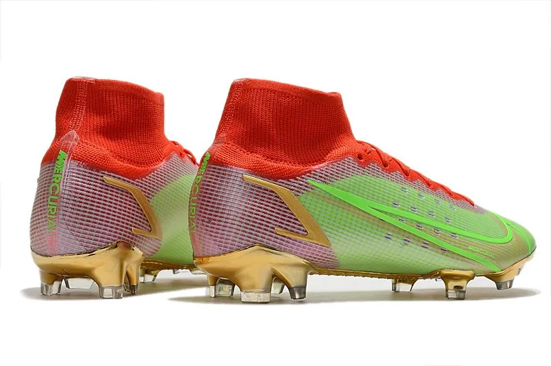 Nike Mercurial Superfly 8 Elite Fg Km Watts - Green/Red/Gold