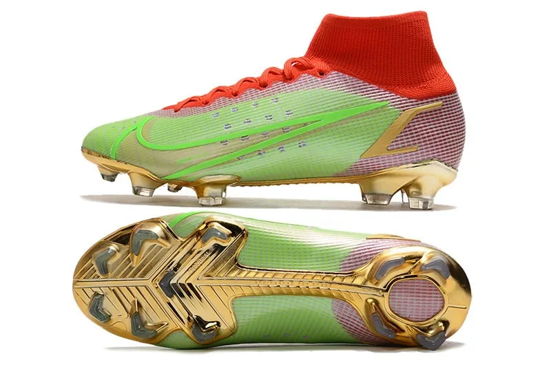 Nike Mercurial Superfly 8 Elite Fg Km Watts - Green/Red/Gold