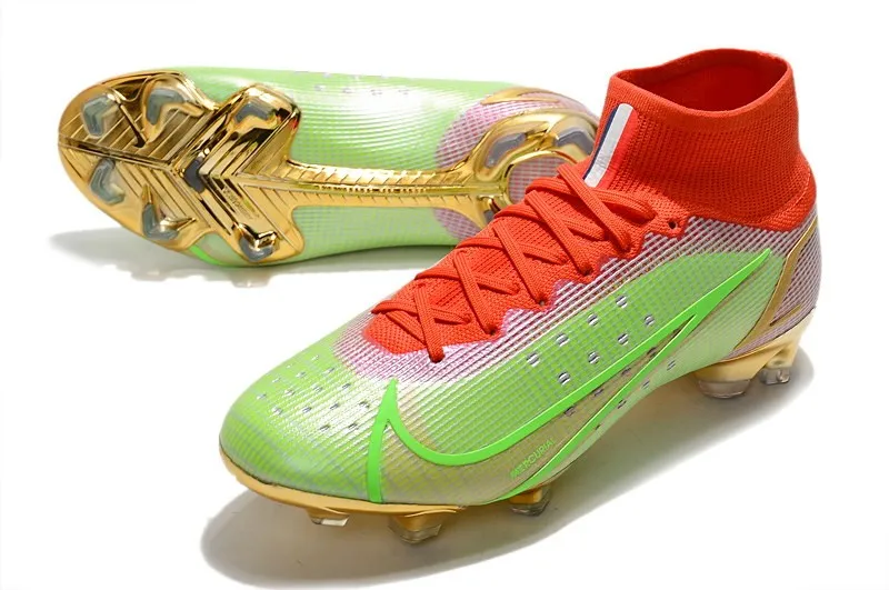 Nike Mercurial Superfly 8 Elite Fg Km Watts - Green/Red/Gold