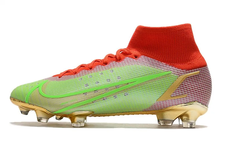 Nike Mercurial Superfly 8 Elite Fg Km Watts - Green/Red/Gold