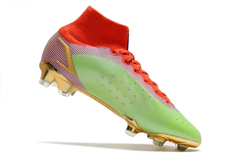 Nike Mercurial Superfly 8 Elite Fg Km Watts - Green/Red/Gold