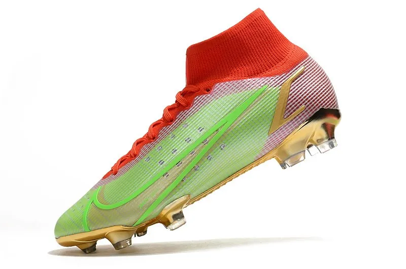 Nike Mercurial Superfly 8 Elite Fg Km Watts - Green/Red/Gold