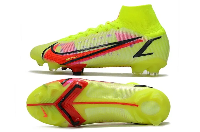 Nike Mercurial Superfly 8 Elite FG Motivation Pack - Volt/Bright Crimson/Black