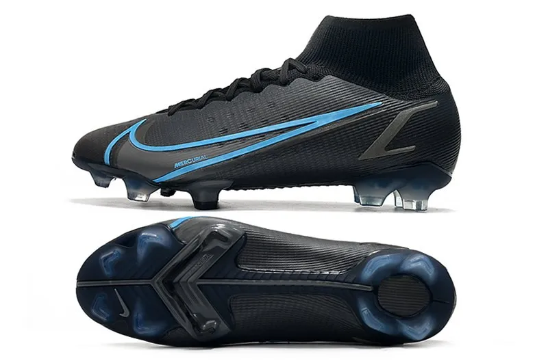 Nike Mercurial Superfly 8 Elite Fg Renew - Black/Blue