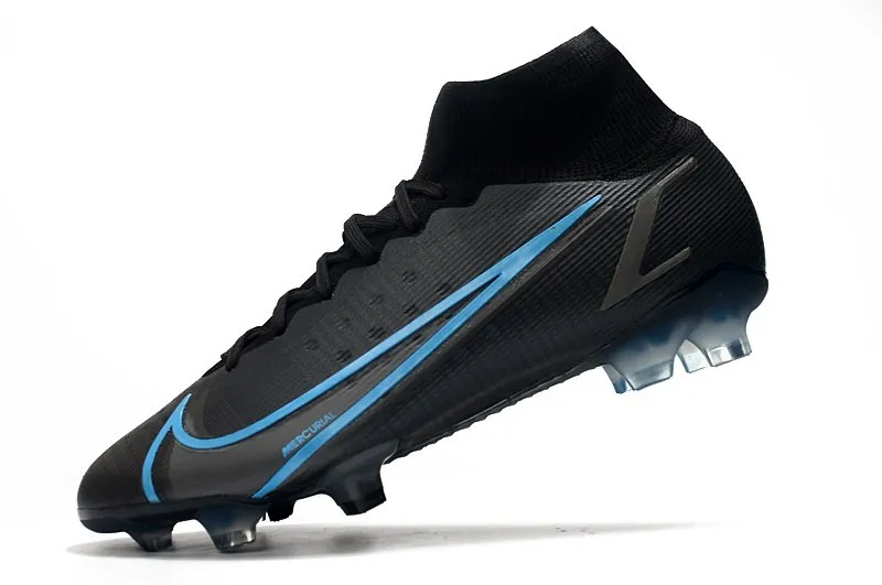 Nike Mercurial Superfly 8 Elite Fg Renew - Black/Blue