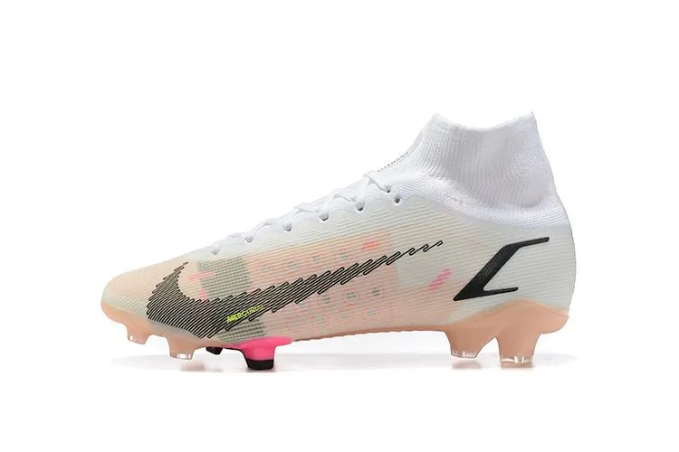 Nike Mercurial Superfly 8 Elite FG White Black Bright Crimson Pink Blast