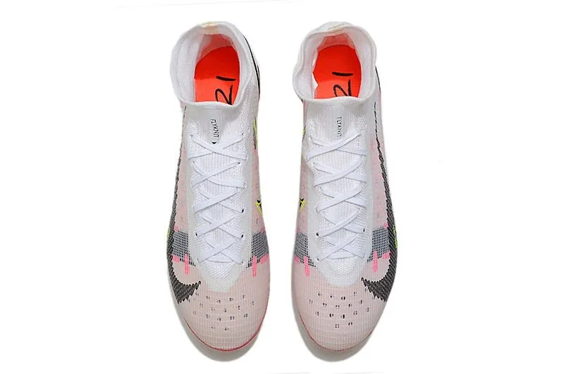 Nike Mercurial Superfly 8 Elite FG White Black Bright Crimson Pink Blast