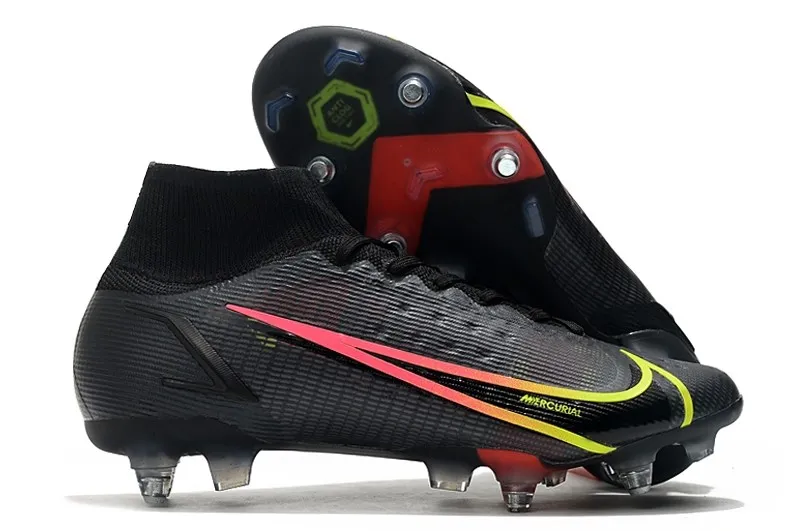 Nike Mercurial Superfly 8 Elite SG-PRO Black X Prism - Black Cyber Yellow Off Noir