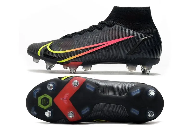 Nike Mercurial Superfly 8 Elite SG-PRO Black X Prism - Black Cyber Yellow Off Noir