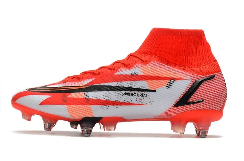 Nike Mercurial Superfly 8 Elite SG-Pro CR7 Spark Positivity - Chile Red/Black/Ghost/Total Orange