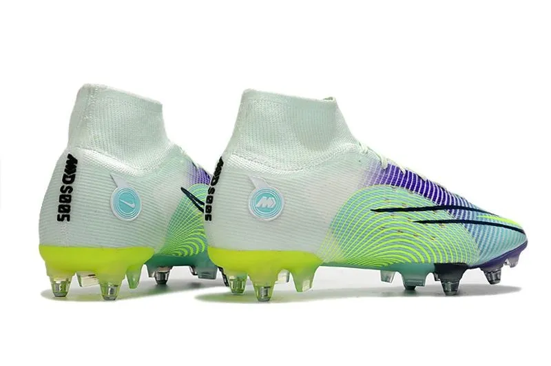 Nike Mercurial Superfly 8 Elite SG-Pro Dream Speed 5 - Barely Green Volt Electro Purple