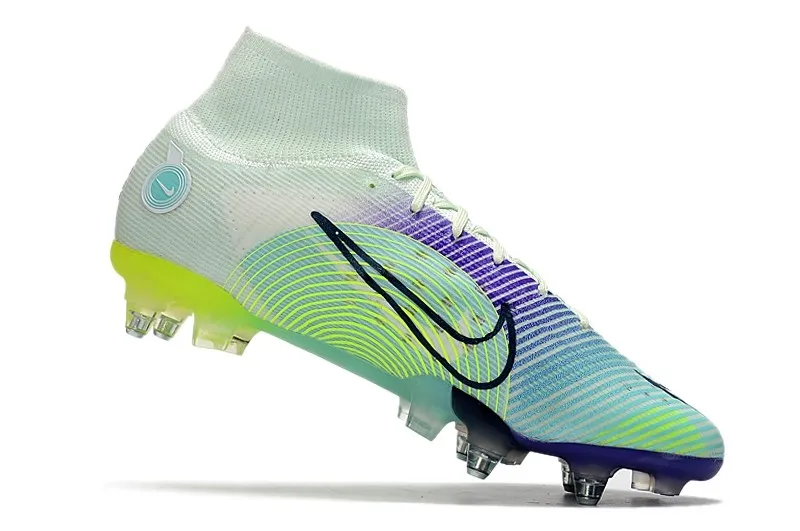 Nike Mercurial Superfly 8 Elite SG-Pro Dream Speed 5 - Barely Green Volt Electro Purple