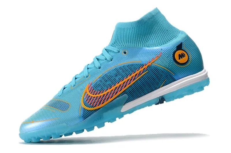 Nike Mercurial Superfly 8 Elite Turf Blueprint Pack - Chlorine Blue Laser Orange Marina