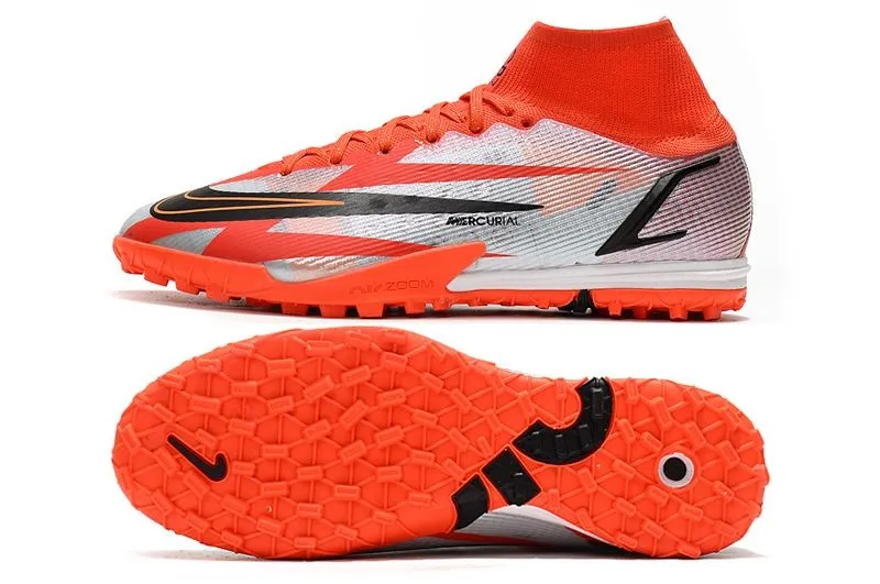 Nike Mercurial Superfly 8 Elite Turf CR7 Spark Positivity - Chile Red/Black/Ghost/Total Orange