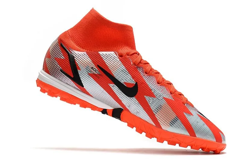 Nike Mercurial Superfly 8 Elite Turf CR7 Spark Positivity - Chile Red/Black/Ghost/Total Orange