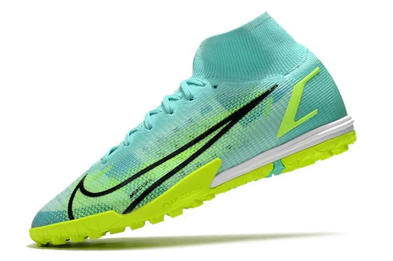 Nike Mercurial Superfly 8 Elite Turf Impulse - Dynamic Turquoise Lime Glow