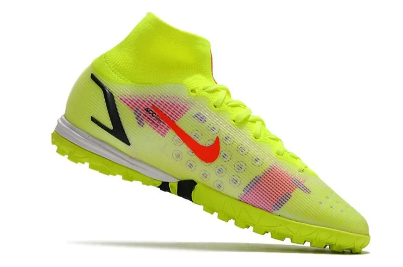 Nike Mercurial Superfly 8 Elite Turf Montivation Pack - Volt Bright Crimson Black