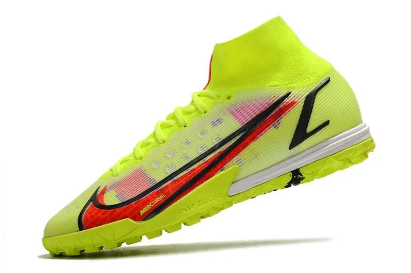 Nike Mercurial Superfly 8 Elite Turf Montivation Pack - Volt Bright Crimson Black