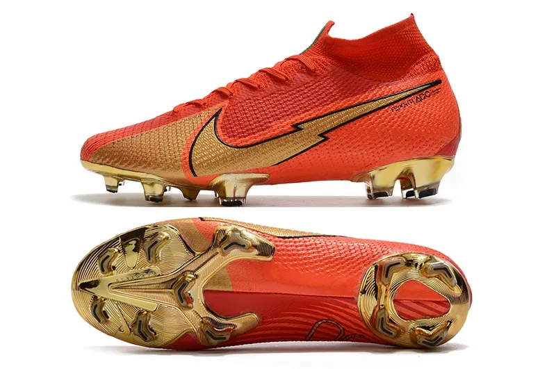 Nike Mercurial Superfly VII Elite FG CR7 100 Portugal Goal - Red/Gold