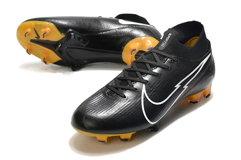 Nike Mercurial Superfly VII Elite Tech Craft FG - Black/White/Metallic Gold