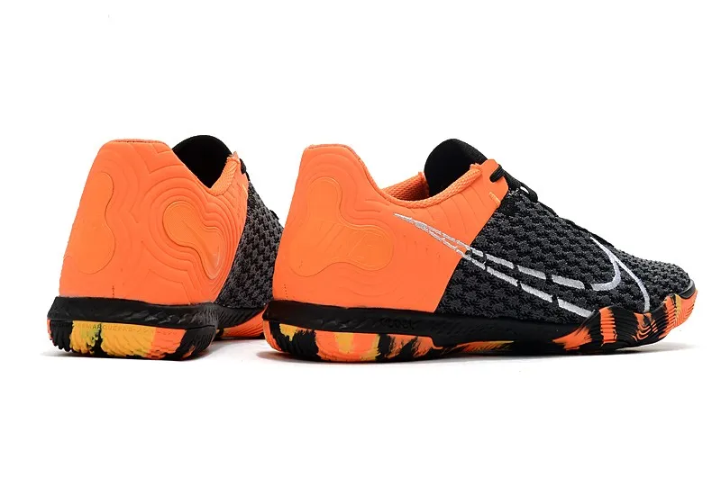 Nike React Gato IC Indoor - Black/White/Orange/Smoke Grey