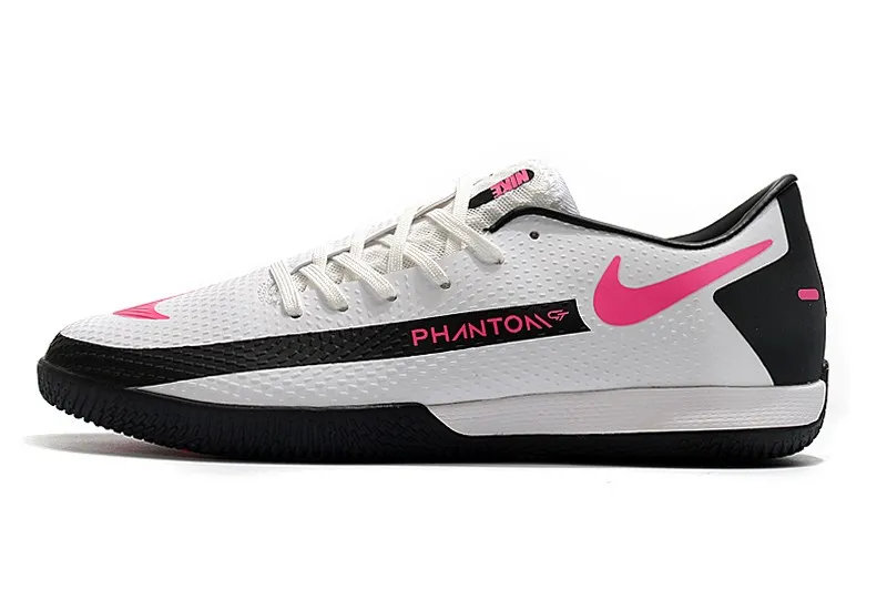 Nike React Phantom GT Pro Indoor - White/Pink Blast/Black