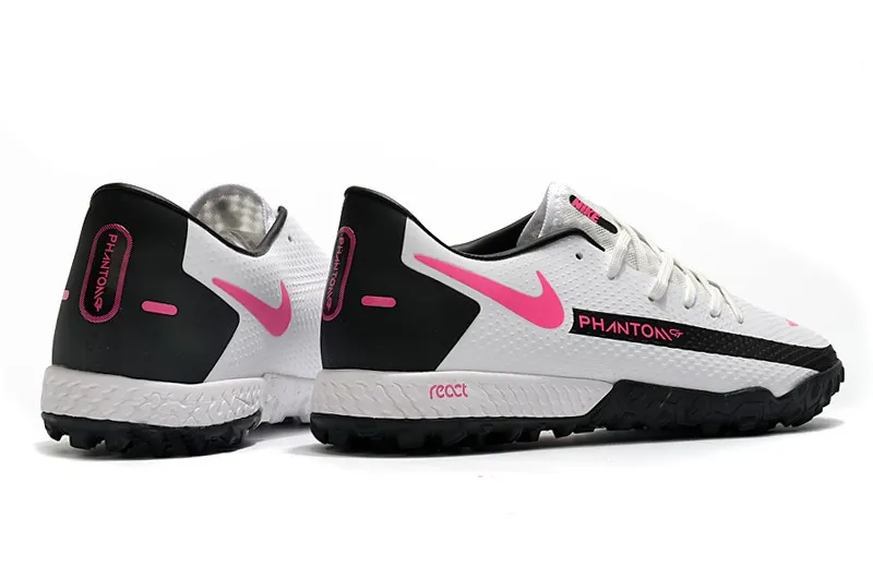 Nike React Phantom GT Pro Turf - White/Pink Blast/Black