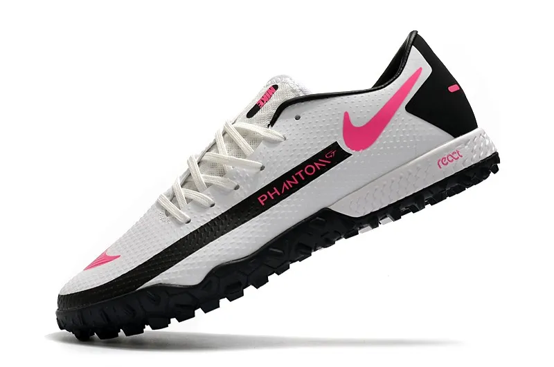 Nike React Phantom GT Pro Turf - White/Pink Blast/Black