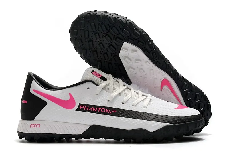 Nike React Phantom GT Pro Turf - White/Pink Blast/Black