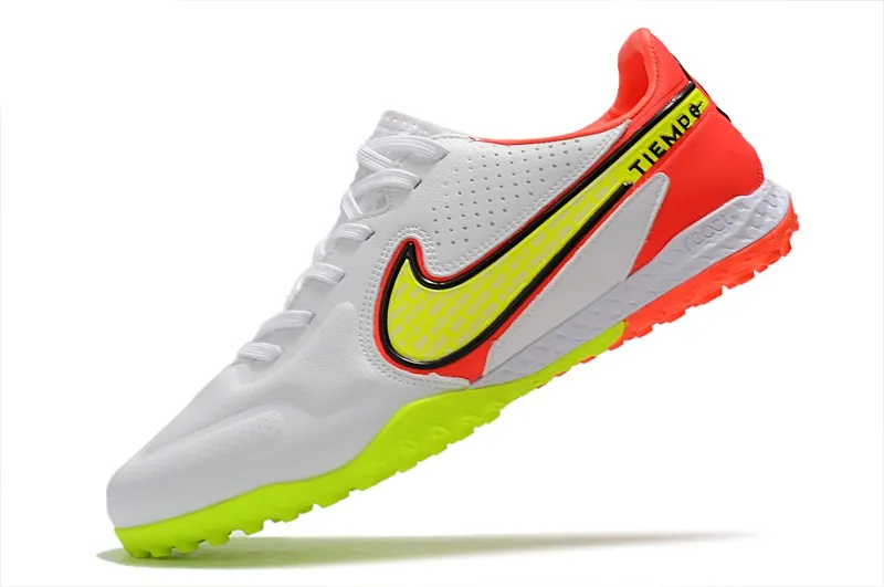 Nike React Tiempo Legend 9 Pro Turf Motivation Pack - White/Volt Bright Crimson