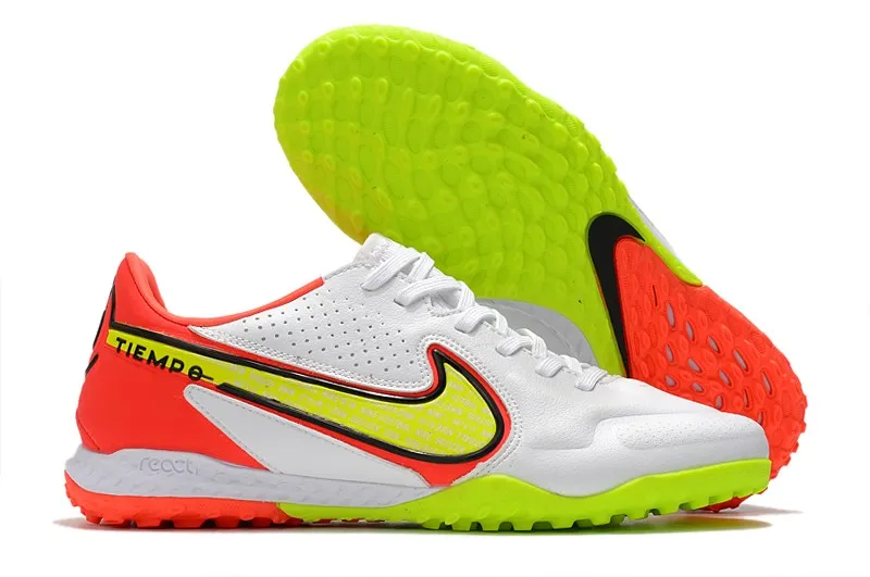 Nike React Tiempo Legend 9 Pro Turf Motivation Pack - White/Volt Bright Crimson