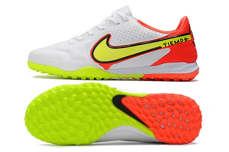 Nike React Tiempo Legend 9 Pro Turf Motivation Pack - White/Volt Bright Crimson