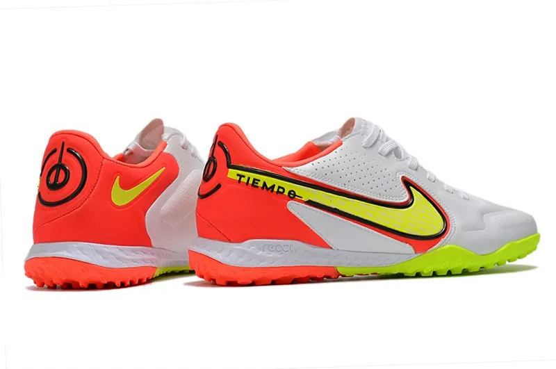 Nike React Tiempo Legend 9 Pro Turf Motivation Pack - White/Volt Bright Crimson