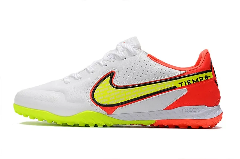 Nike React Tiempo Legend 9 Pro Turf Motivation Pack - White/Volt Bright Crimson