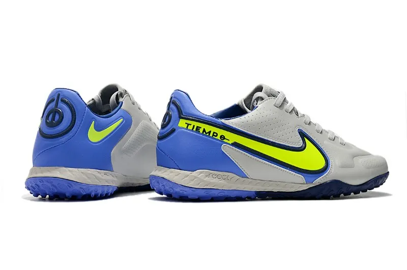 Nike React Tiempo Legend 9 Pro Turf Recharge Pack - Grey Fog/Volt/Sapphire/Blue