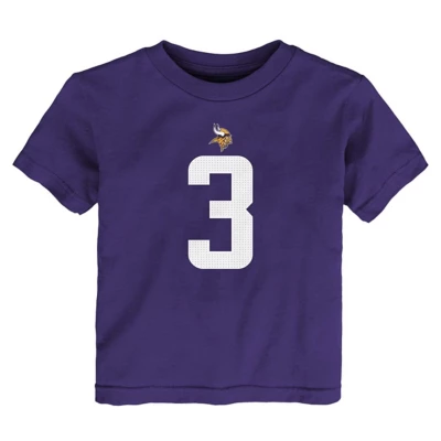 Nike Toddler Minnesota Vikings Jordan Addison #3 FUSE Name & Number T-Shirt