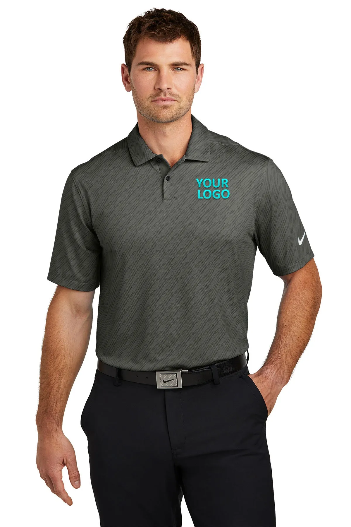 Nike Vapor Dash Custom Polos, Anthracite