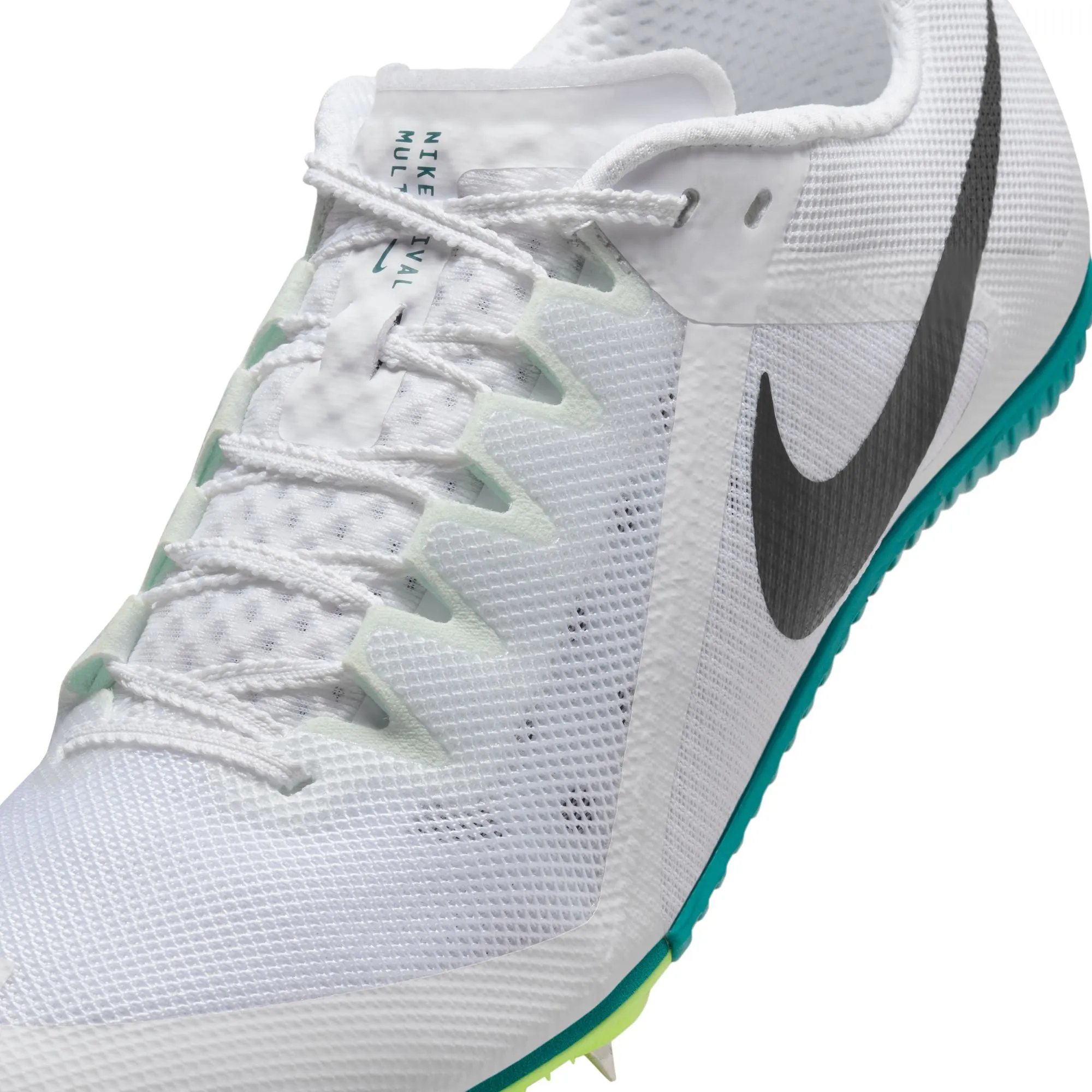 Nike Zoom Rival Multi-Event Running Spikes White / Bright Spruce / Vapor Green / Black