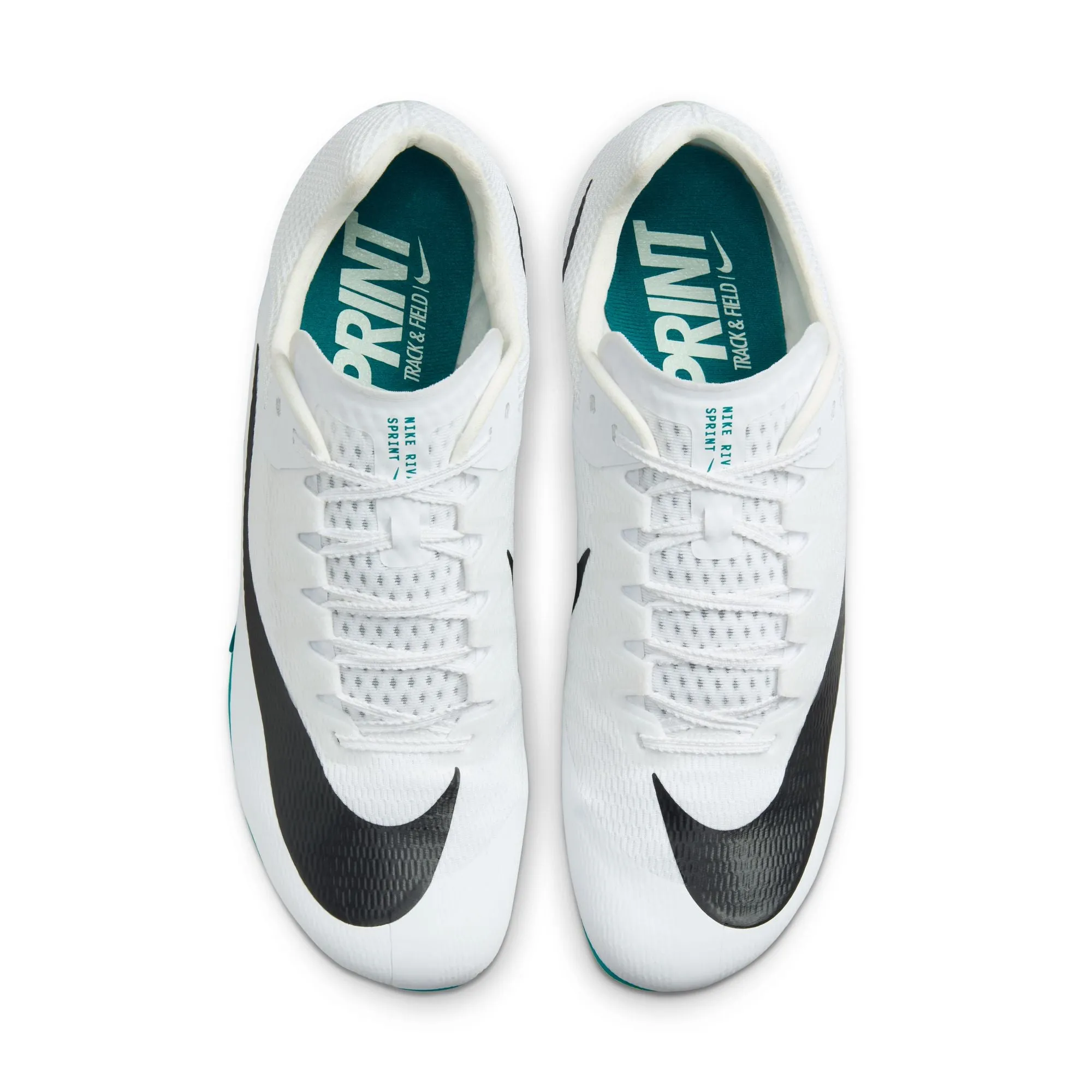 Nike Zoom Rival Sprint Running Spikes White / Bright Spruce / Vapor Green / Black