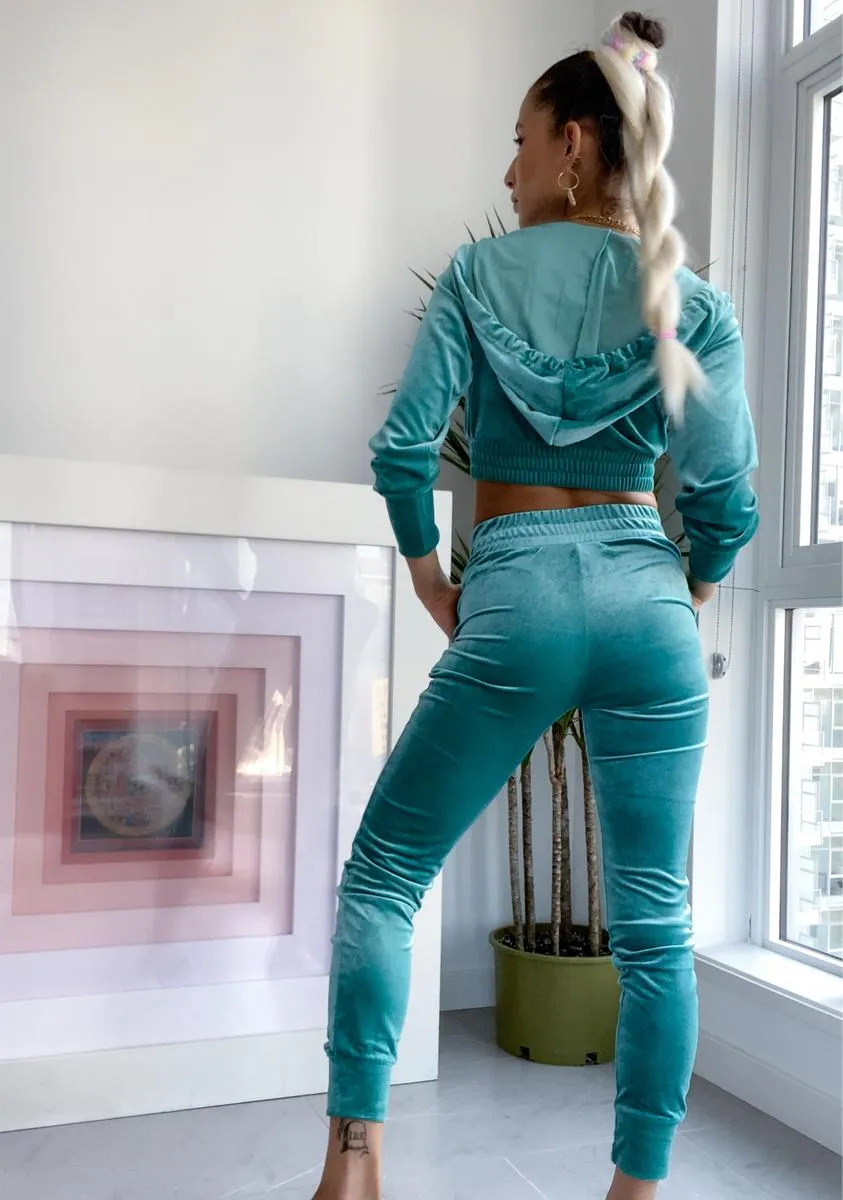 Obsessed With Me Velour Tracksuit-