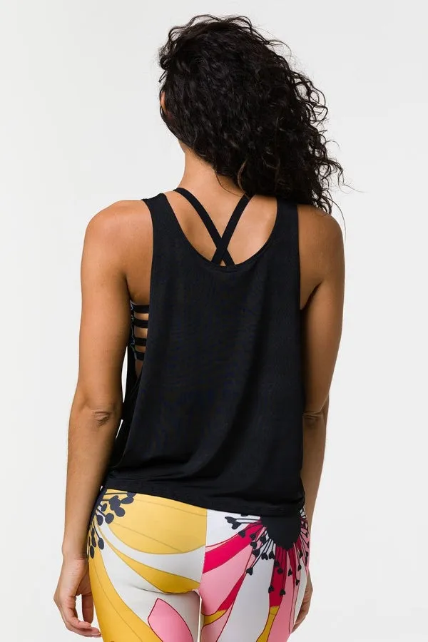 ONZIE // TONE TANK TOP - BLACK