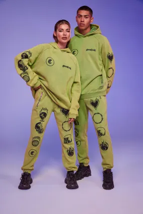 Oversized Official Acid Graffiti Tracksuit