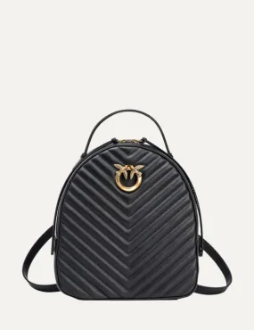 PINKO LOVE CLICK BACKPACK VITELLO NAPPATO CHEVRON