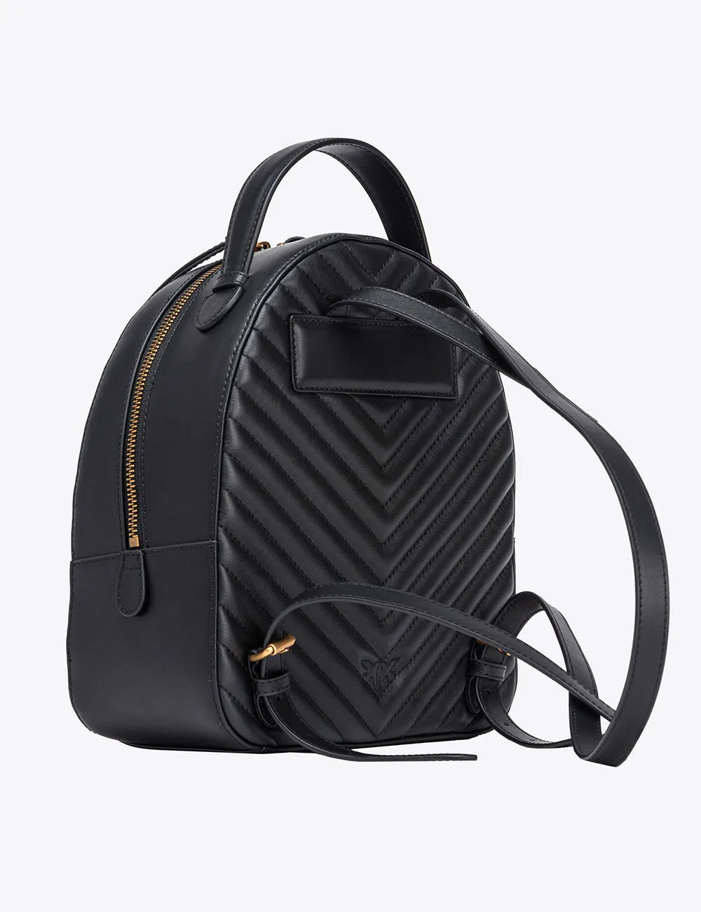 PINKO LOVE CLICK BACKPACK VITELLO NAPPATO CHEVRON