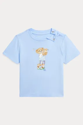 Polo Ralph Lauren Kids 12-24 Aylk Unisex Bebek Polo Bear T-shirt