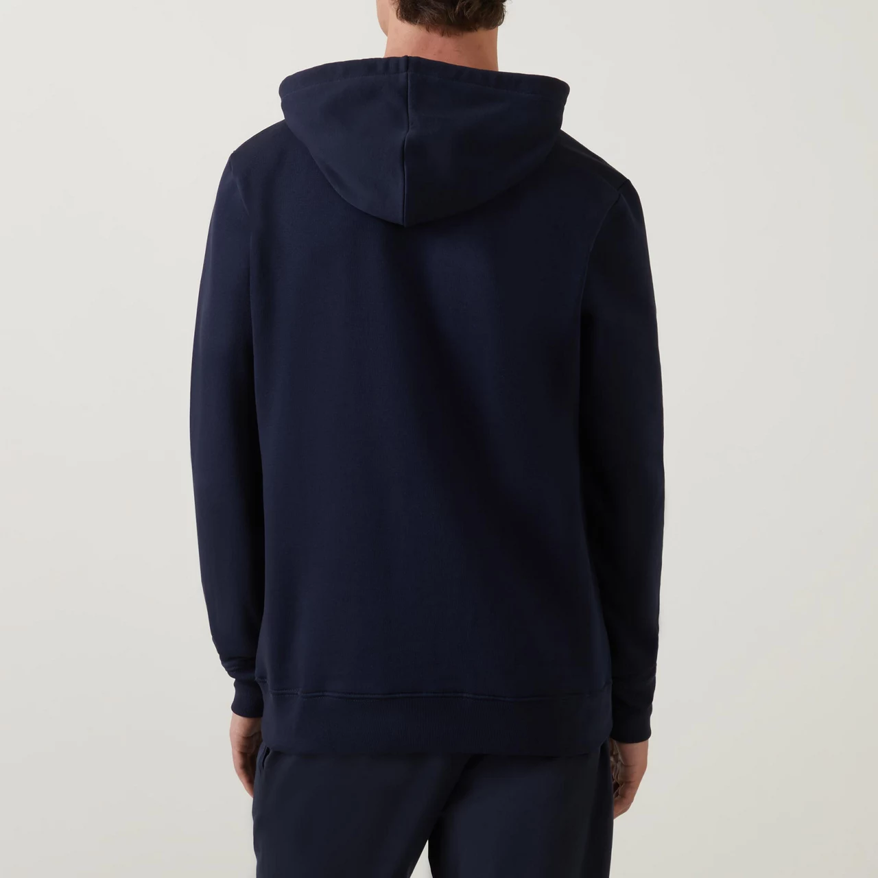 PS PAUL SMITH The Sustainable Edit Zebra Drawstring Hoodie - Navy